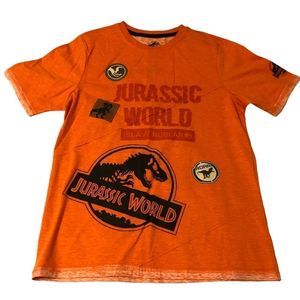 Jurassic World Orange Dino Tee Boys XXL 18 NWT